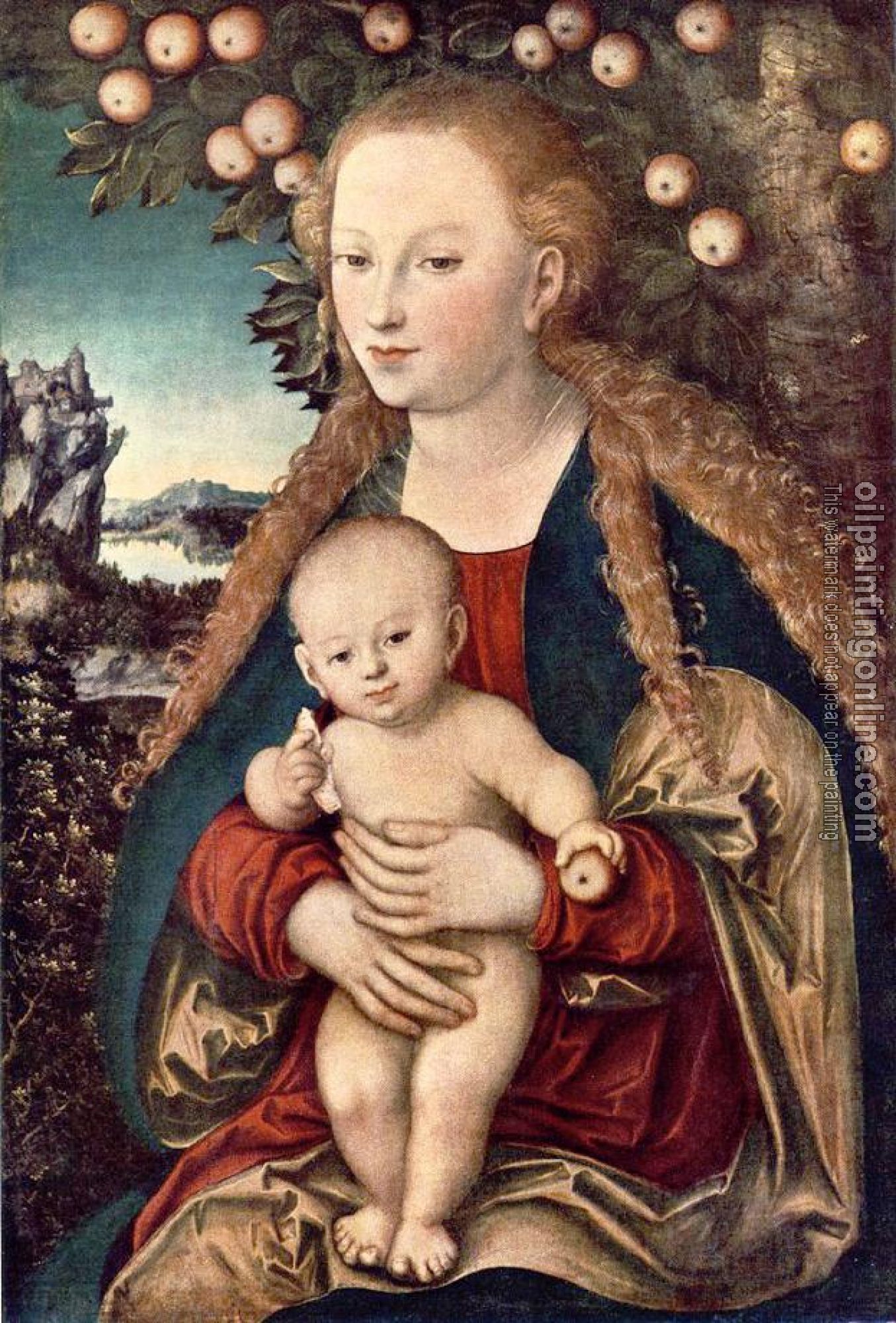 Lucas il Vecchio Cranach - Virgin and Child